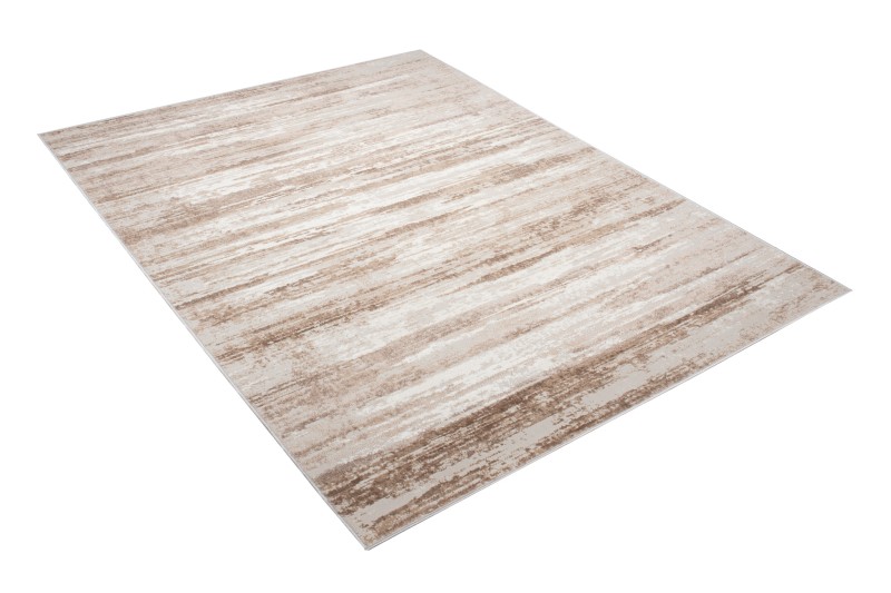 Dywan nowoczesny Portland D158E white/vizon rzut z boku