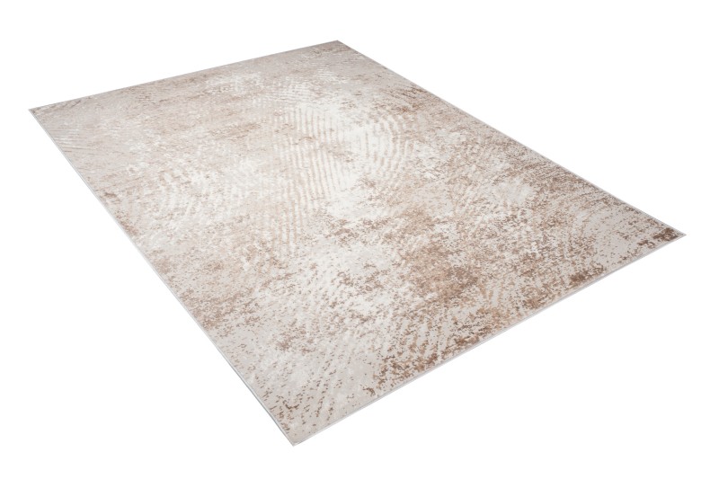 Dywan nowoczesny Portland D161E white/vizon rzut z boku