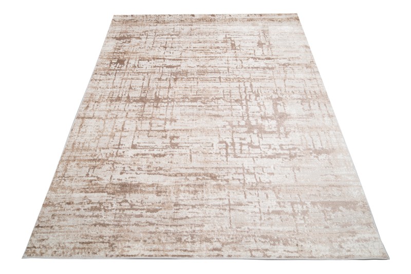 Dywan nowoczesny Portland D175E white/vizon rzut ze skosu