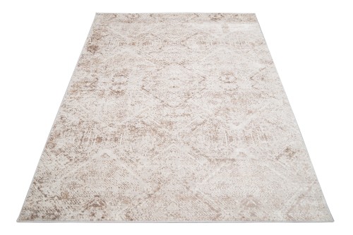 Dywan geometryczny Portland D189E white/vizon rzut z góry