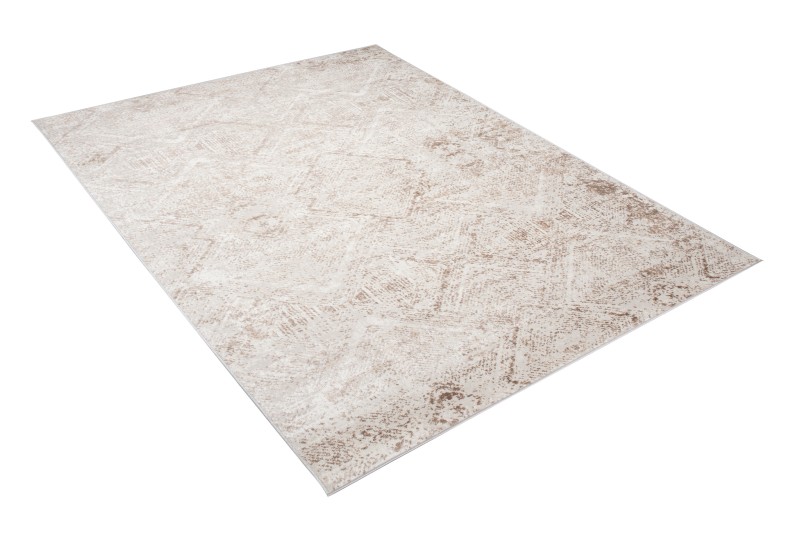 Dywan geometryczny Portland D189E white/vizon rzut z boku