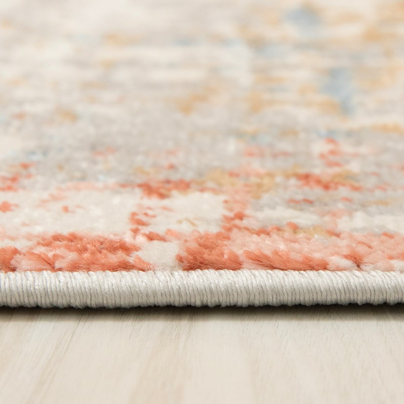 Dywan nowoczesny Portland G512C white/salmon obszycie