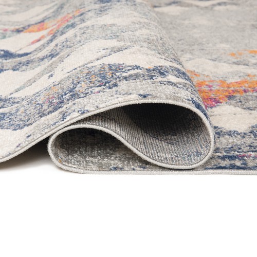 Dywan nowoczesny Denver Faa A021A gray/white rzut spód