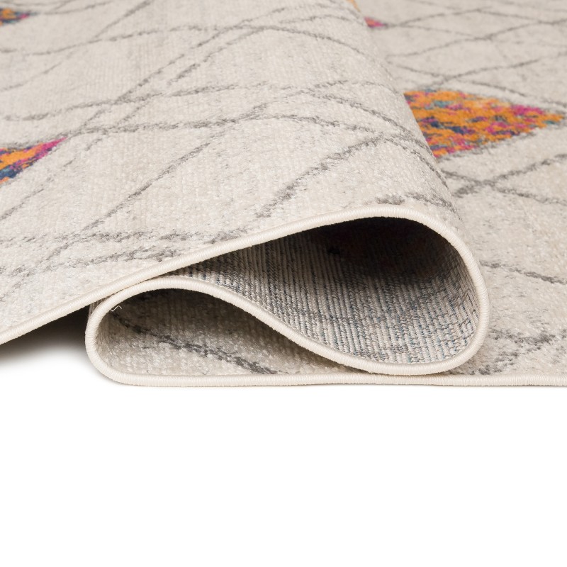 Dywan nowoczesny Denver Faa A892A white/orange spód