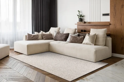 Dywan Casablanca Washable 71511060 beżowo-szary - w salonie