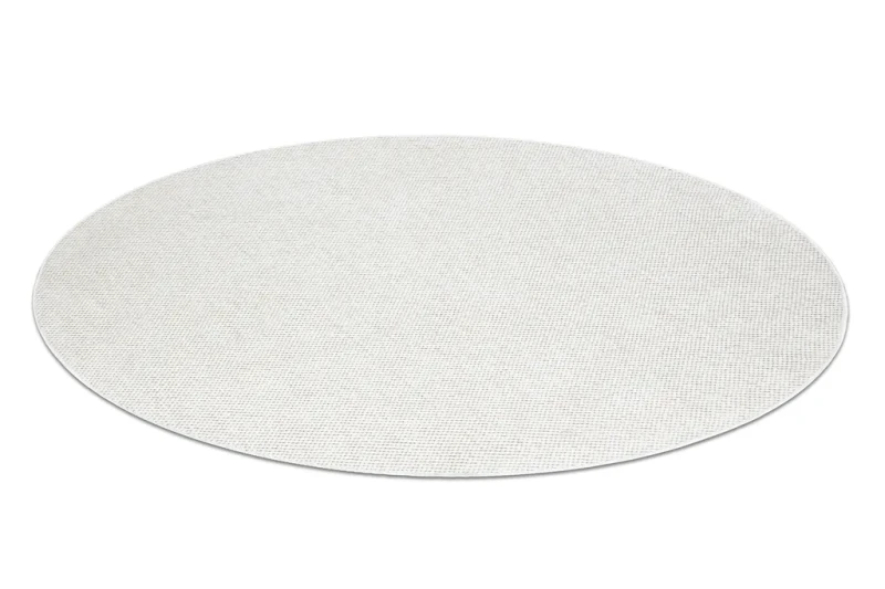 Dywan okrągły płaskotkany Casablanca Plus krem -rzut z boku