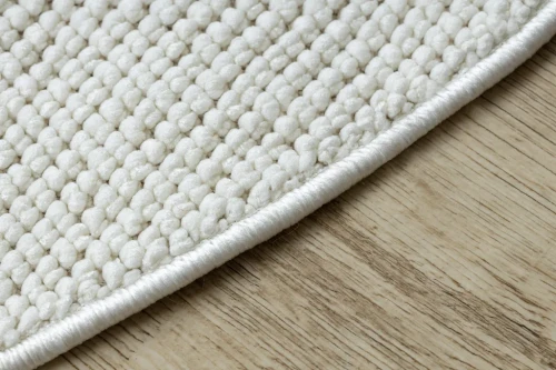 Dywan okrągły płaskotkany Casablanca Plus krem - brzeg