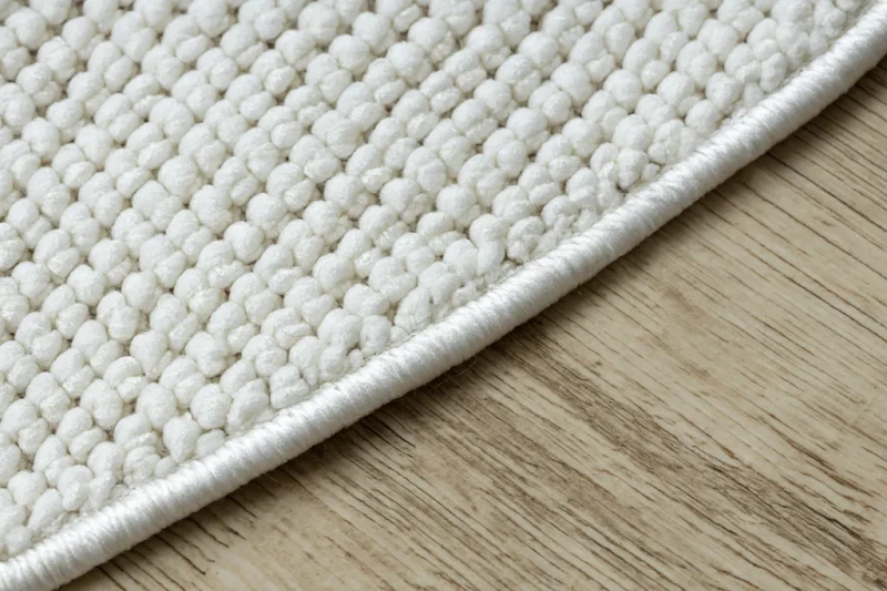 Dywan okrągły płaskotkany Casablanca Plus krem - brzeg