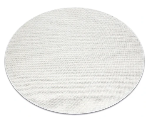 Dywan okrągły płaskotkany Casablanca Plus krem - rzut ukośny