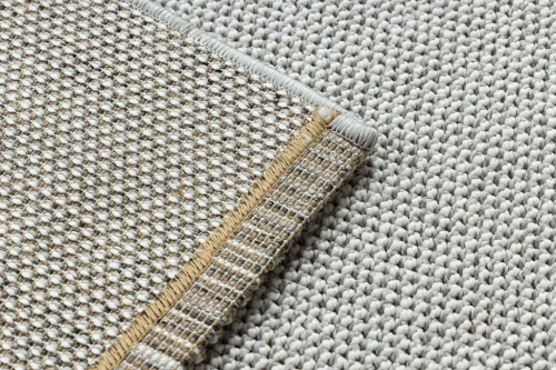 Dywan płaskotkany Casablanca Loom srebrny - spód