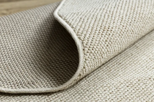 Dywan okrągły płaskotkany Casablanca Loom krem - spód