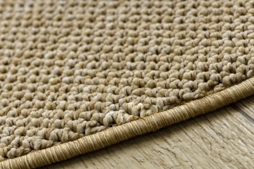 Dywan okrągły płaskotkany Casablanca Loom beż - brzeg