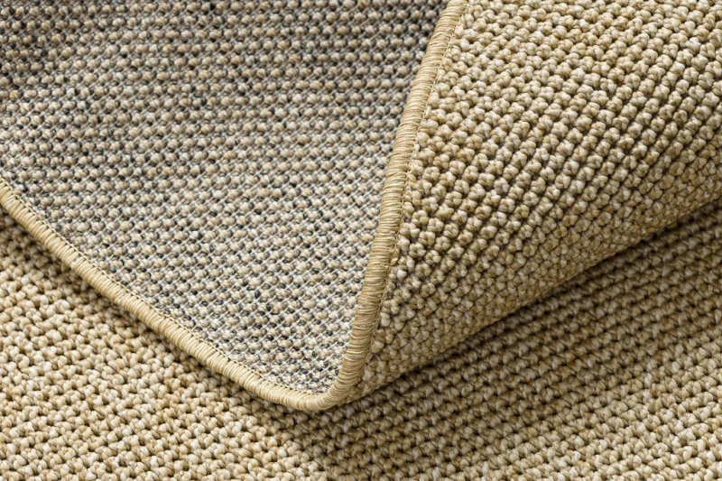 Dywan okrągły płaskotkany Casablanca Loom beż - spód