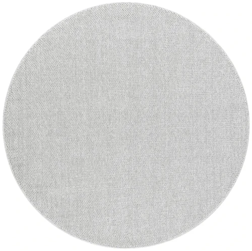 Dywan okrągły płaskotkany Casablanca Loom srebrny