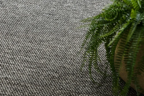 Dywan okrągły płaskotkany Casablanca Loom szary - wzór