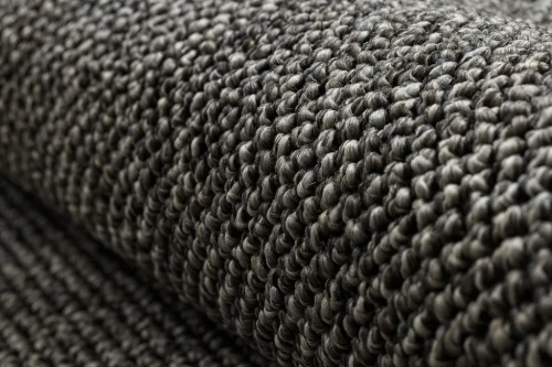 Dywan okrągły płaskotkany Casablanca Loom szary - splot runa