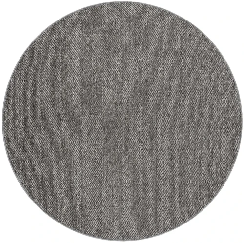Dywan okrągły płaskotkany Casablanca Loom szary
