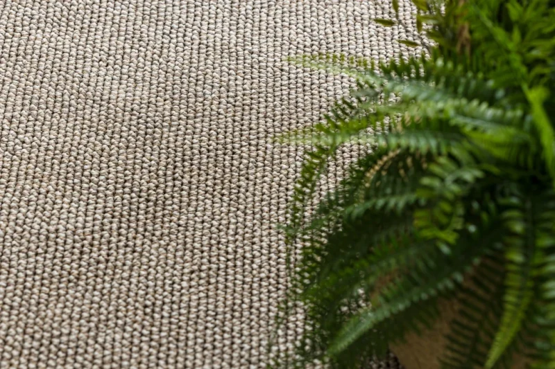 Dywan okrągły płaskotkany Casablanca Loom brąz - runo