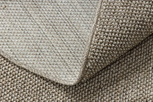 Dywan okrągły płaskotkany Casablanca Loom brąz - spód