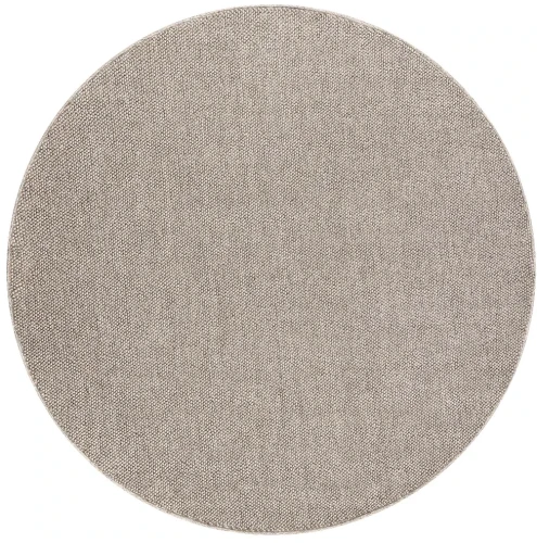 Dywan okrągły płaskotkany Casablanca Loom brąz