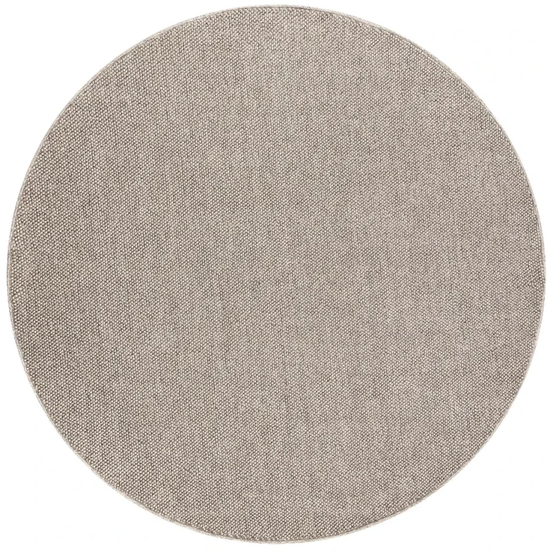 Dywan okrągły płaskotkany Casablanca Loom brąz