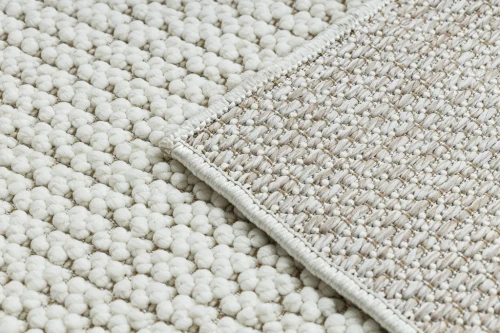 Dywan płaskotkany Casablanca Loop biały - spód