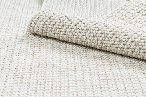 Dywan nowoczesny Casablanca Loop biało-beżowy - wzór