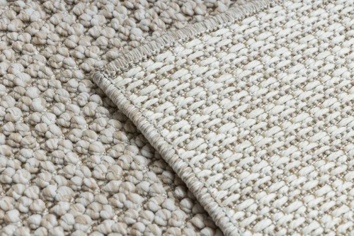 Dywan płaskotkany Casablanca Loop beżowy - spód