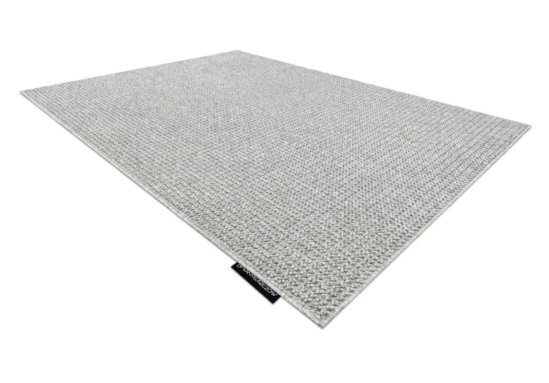 Dywan nowoczesny Casablanca Loop jasno szary - rzut z boku