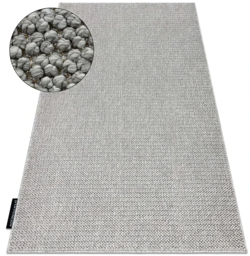 Dywan nowoczesny Casablanca Loop jasno szary - rzut ukośny