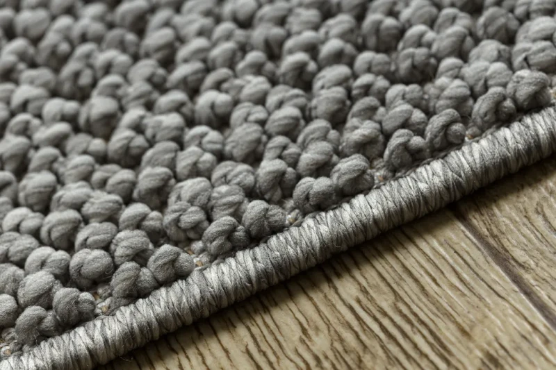 Dywan płaskotkany Casablanca Loop jasno-szary - brzeg