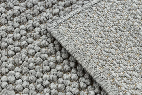Dywan płaskotkany Casablanca Loop jasno-szary - splot
