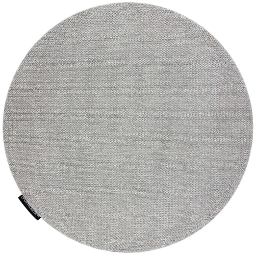 Dywan okrągły płaskotkany Casablanca Loop jasny szary