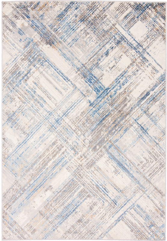 Dywan nowoczesny Portland G505B white/d_blue