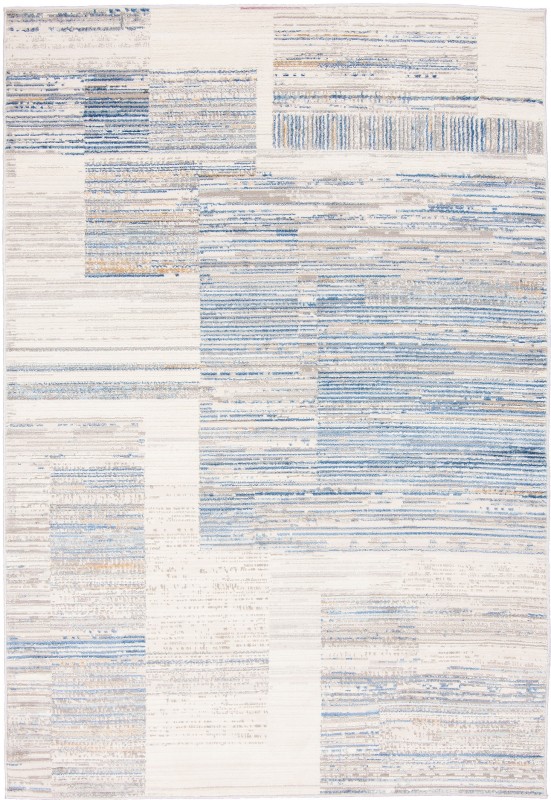 Dywan nowoczesny Hil Portland G498B white/d_blue