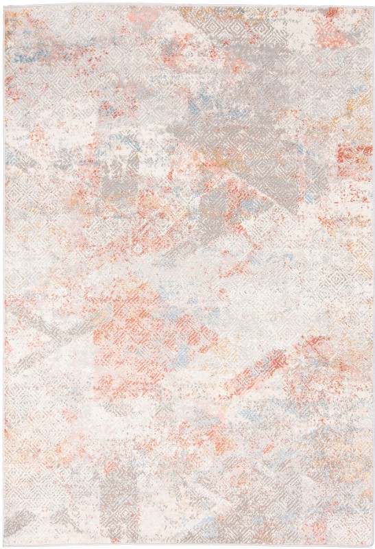 Dywan nowoczesny Portland Hik G500C white/salmon