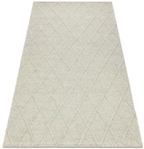 Dywan wełniany Tahar 99001C beż - rzut ukośny