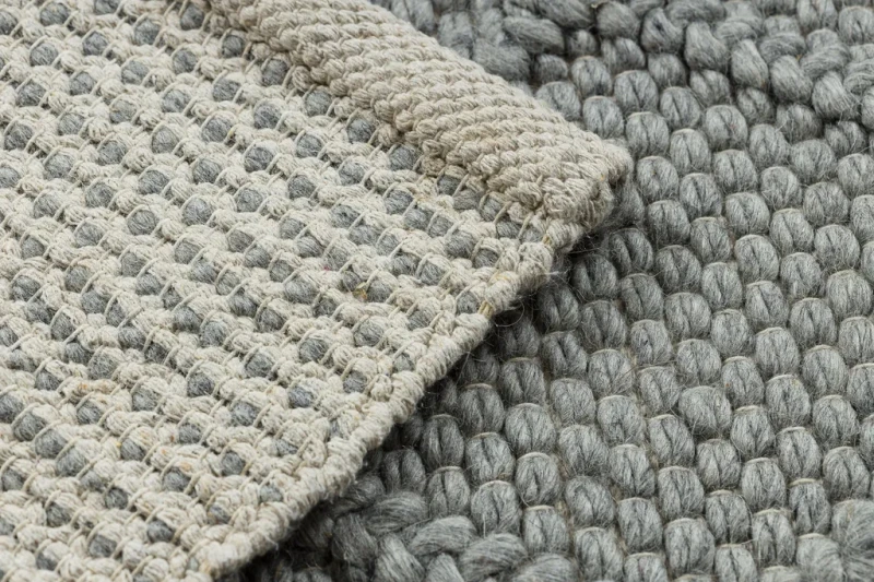 Dywan wełniany Tahar 99001G szary - spód