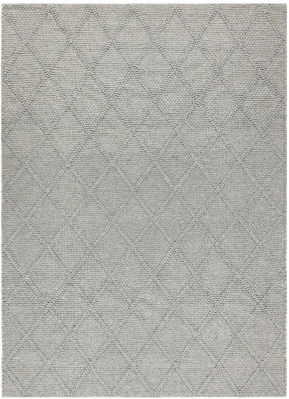 Dywan wełniany Tahar 99001G szary