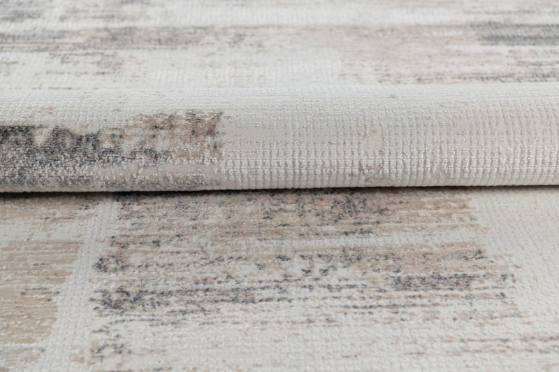 Dywan nowoczesny Pearl HbvR K89A shrnik cream  runo