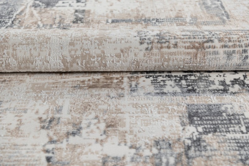 Dywan nowoczesny Pearl Hbv RL02A shrnik cream runo