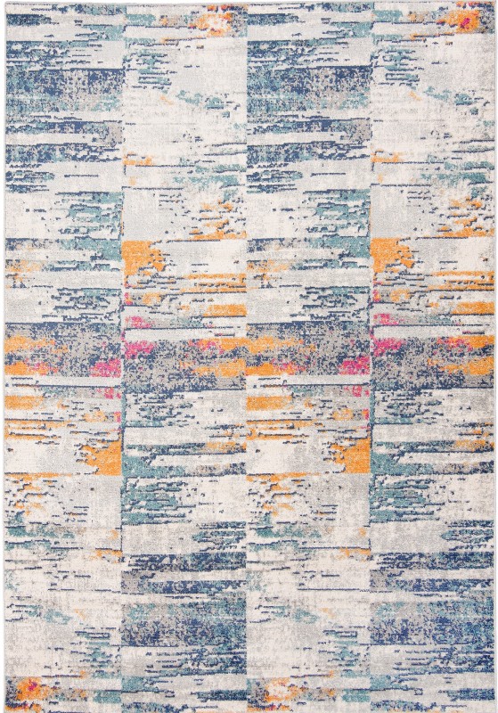 Dywan nowoczesny Denver Faa G053A white/dark blue