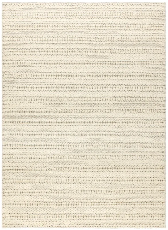Dywan wełniany pasy Tahar 99002B krem