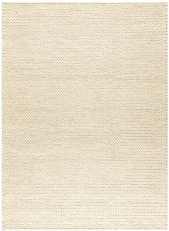 Dywan wełniany splot Tahar 99004B krem