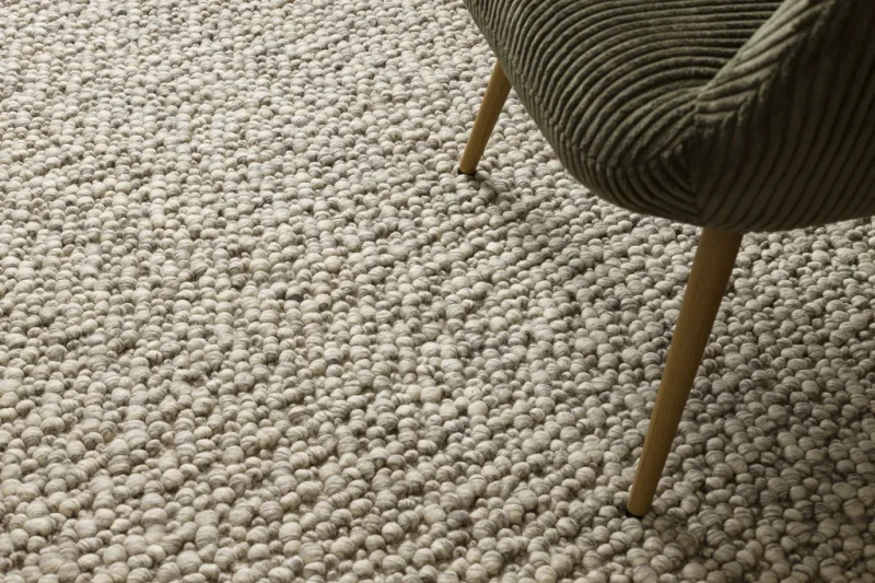 Dywan wełniany nowoczesny Tahar 99005G szaro-beżowy - wzór