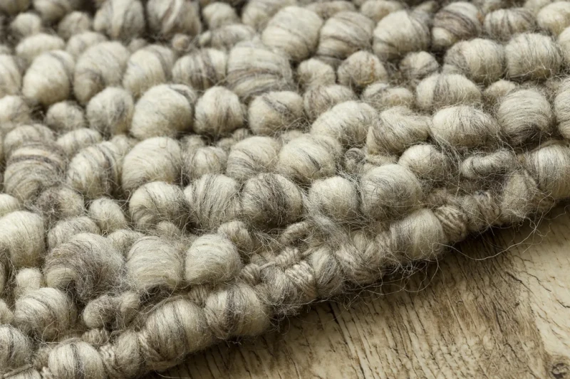 Dywan płaskotkany Tahar 99005G szaro-beżowy - brzeg