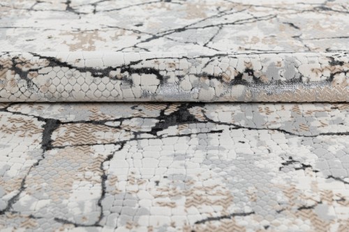 Dywan Art Deco Parma Ydc NW01B light gray runo