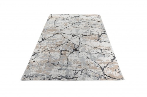 Dywan Art Deco Parma Ydc NW01B light gray rzut z góry