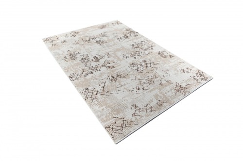 Dywan nowoczesny Parma Ydd NW05A brown rzut z boku