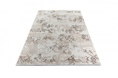 Dywan nowoczesny Parma Ydd NW05A brown rzut z góry